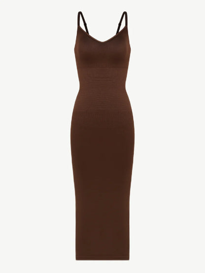 Built-in 360° Seamless Eco-comfort Midi Bodycon Dress