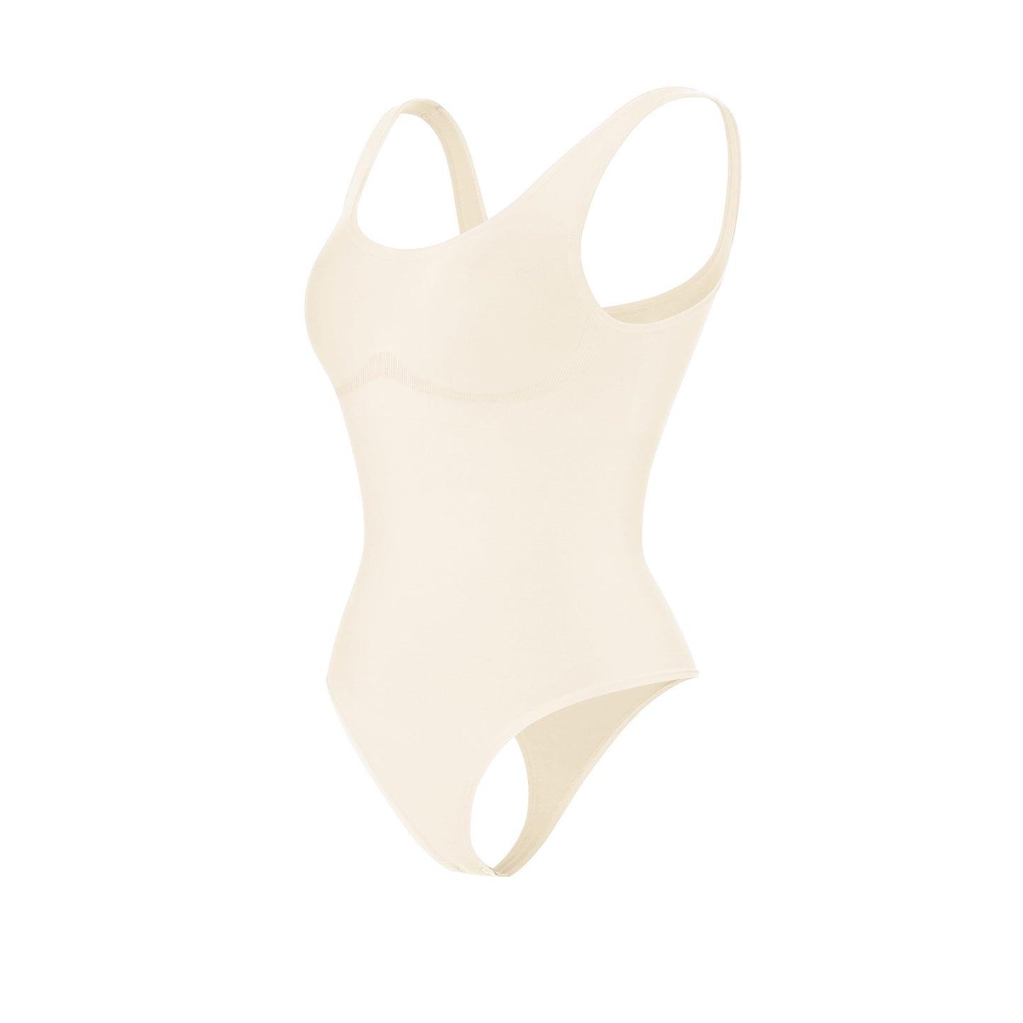 Seamless Eco-Comfort Tank Thong Bodysuit