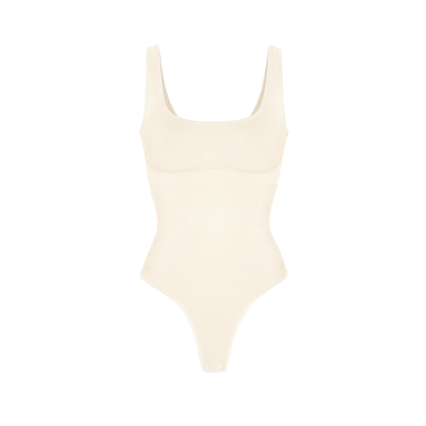 Seamless Eco-Comfort Tank Thong Bodysuit