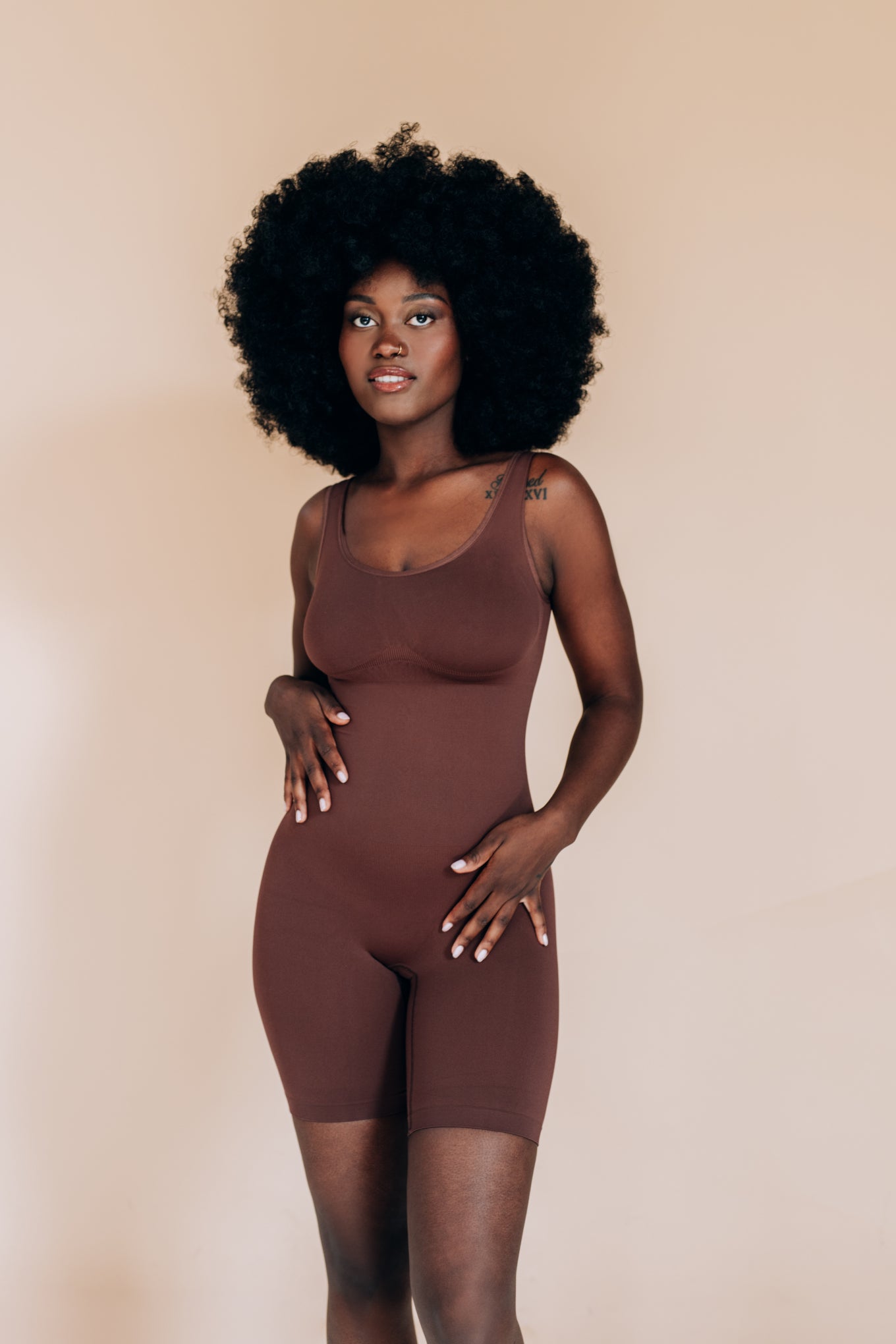 Seamless Eco-Comfort Mid Tight Bodysuit