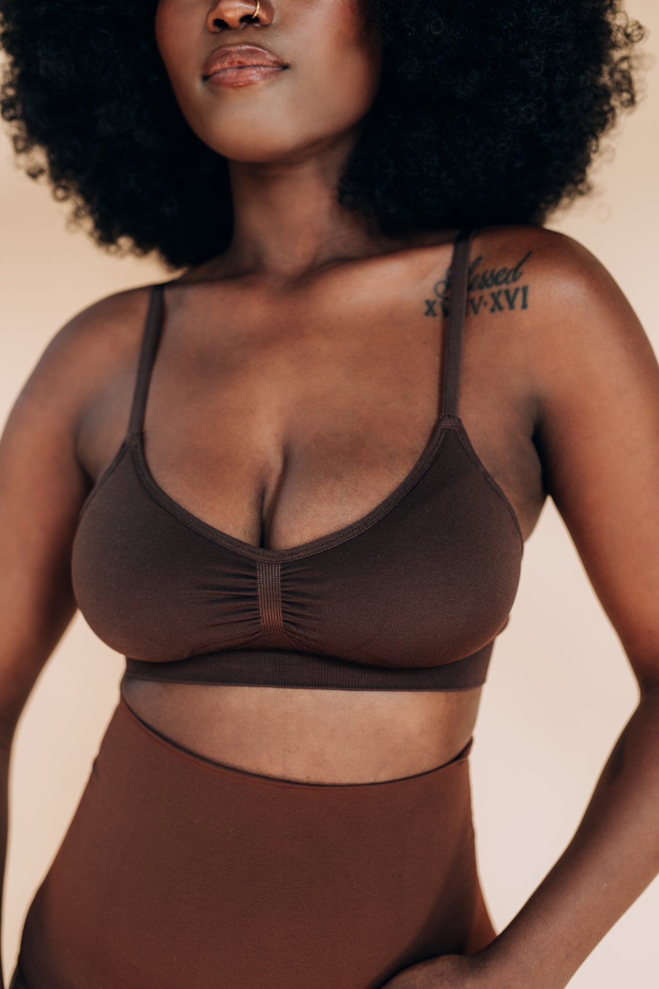 Seamless Bra with Adjustable Straps