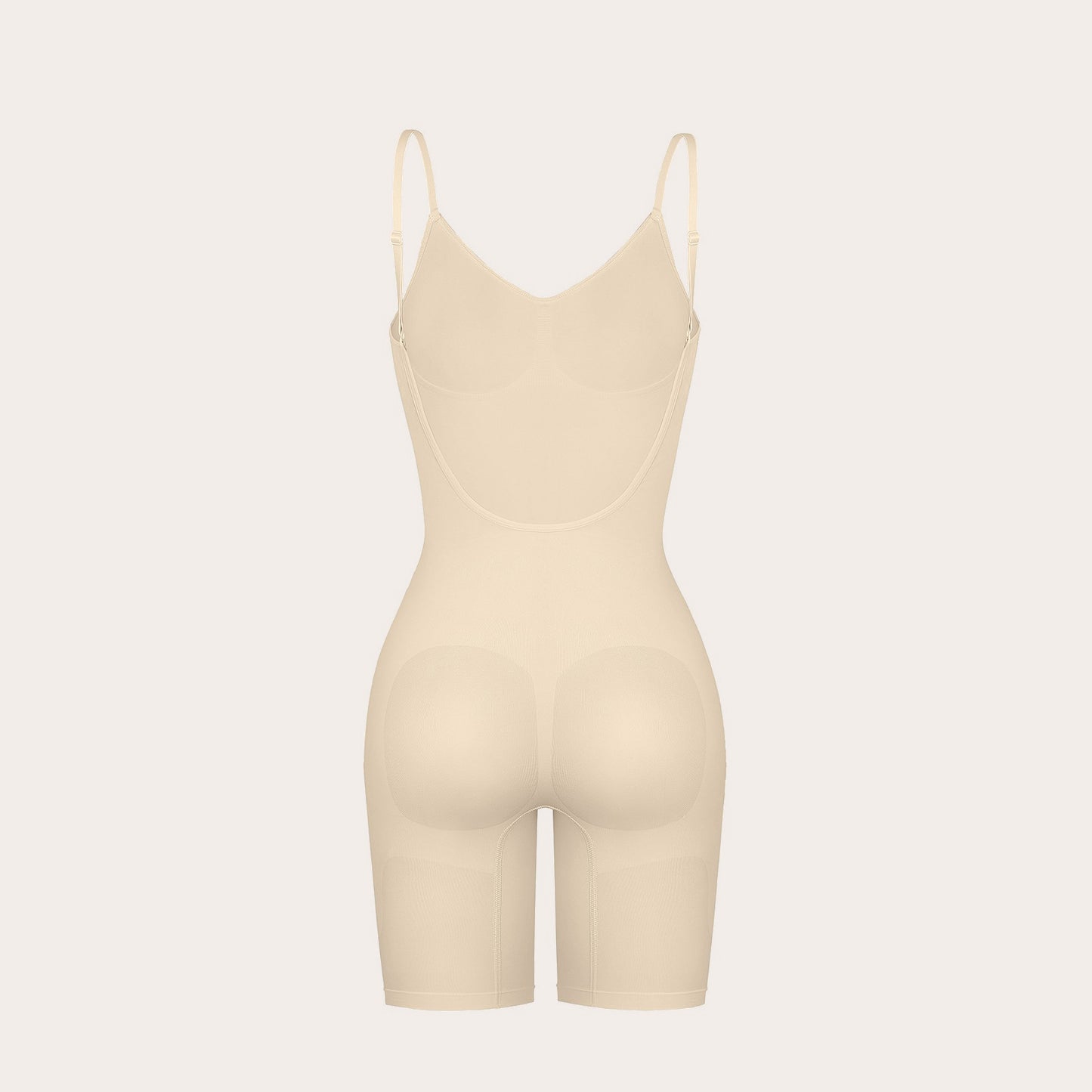 Seamless Open Back Mid Tight Bodysuit